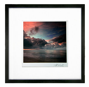 Framed Card_Sunset on Beach_CA19