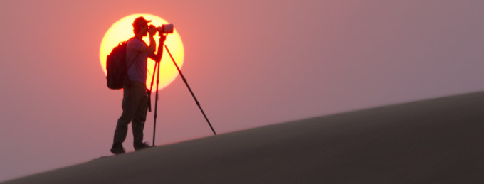 Photographer, Namib Desert, Namibia