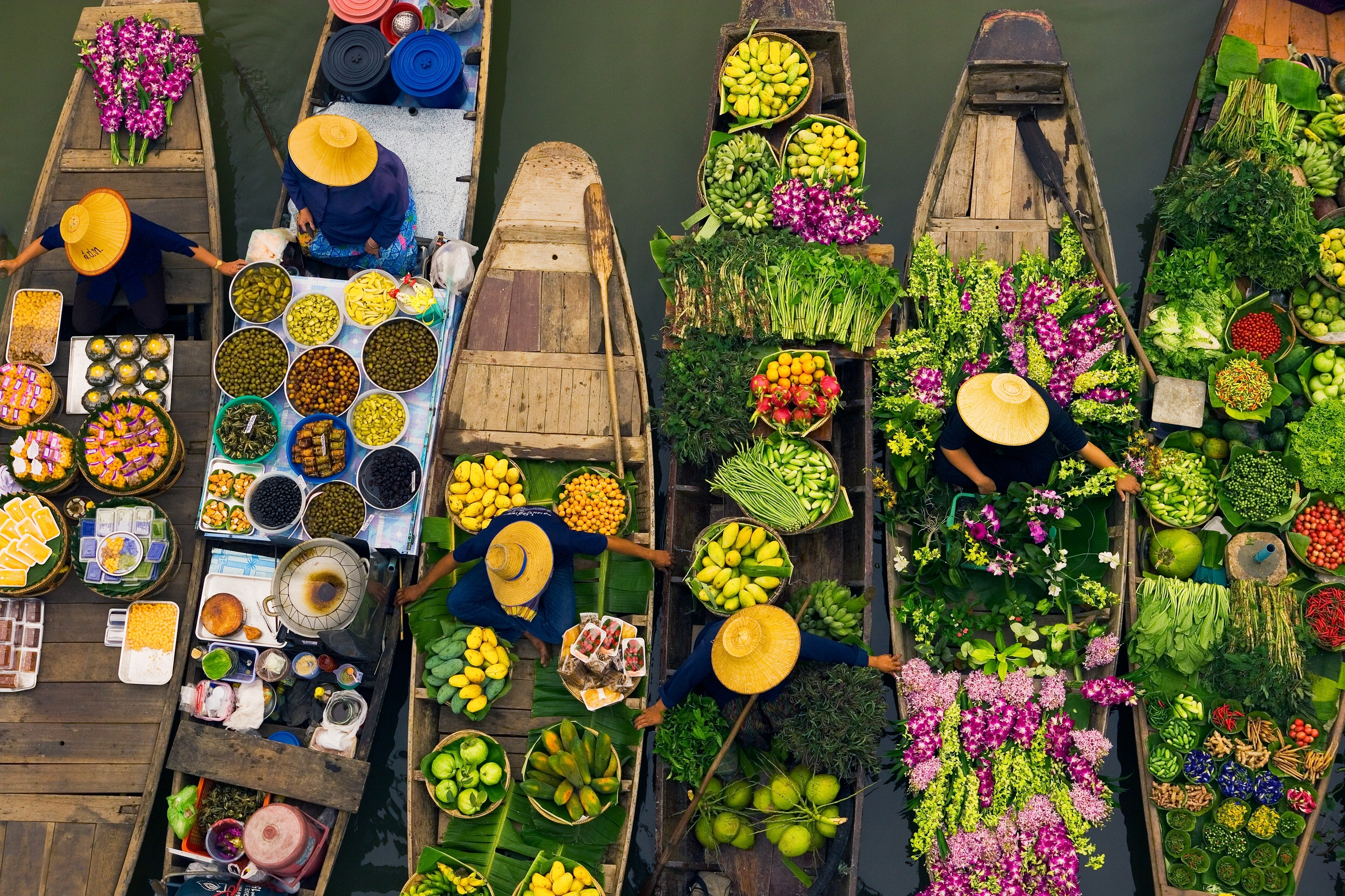 Floating Market, Thailand - Art Wolfe