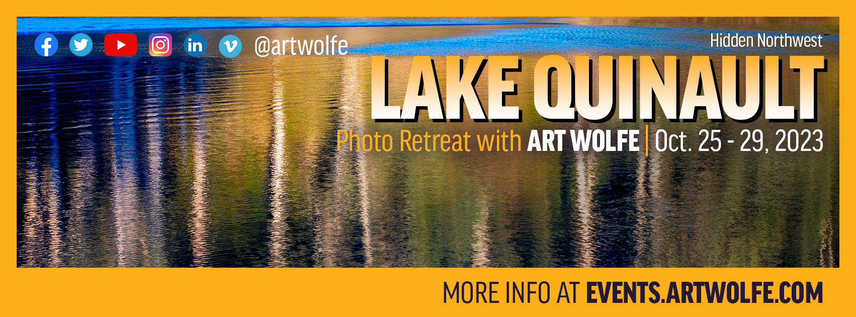 Hidden Northwest Lake Quinault Photography Retreat 2023 Art Wolfe