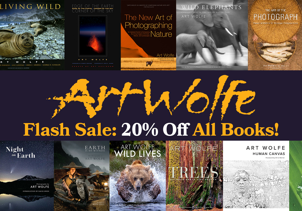 Oferta de libros flash de Art Wolfe