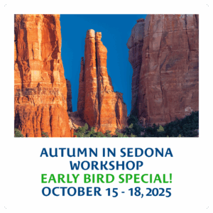Autumn in Sedona Workshop - Early Bird Special! October 15-18, 2025